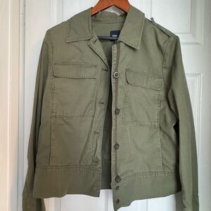 Women’s Gap utility army green jacket